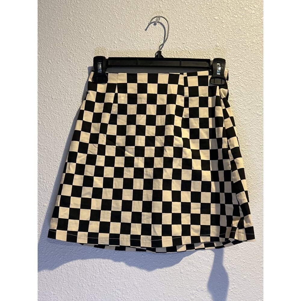 Princess Polly Checkered Mini Skirt (SIZE US 0) Stretch